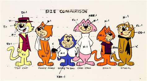 Top Cat Model Sheet