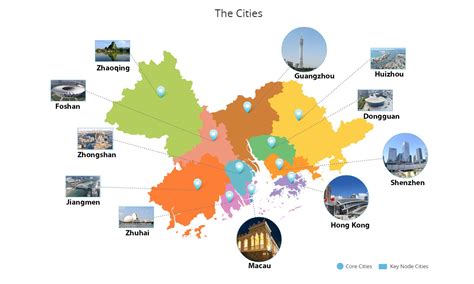 Guangdong Hong Kong Macao Greater Bay Area Map