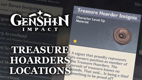 [Genshin Impact] Treasure Hoarders Locations - YouTube