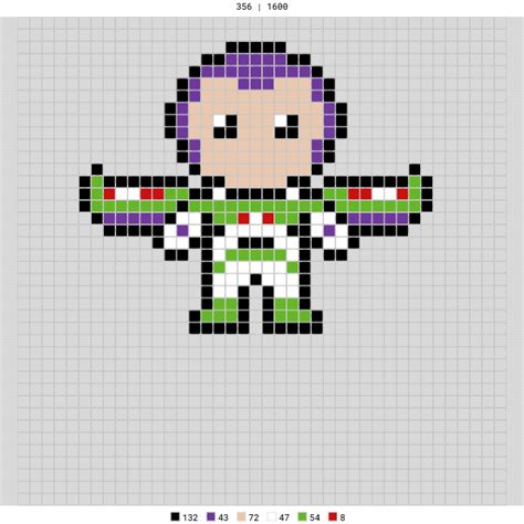 Buzz Lightyear, Pixel Art, Cross Stitch Art, Cross Stitching, Toy Story ...