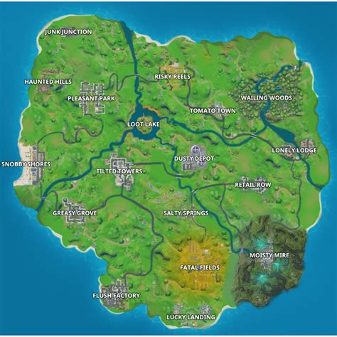 Fortnite Chapter 1 Season 1 map but something is really.. really ...