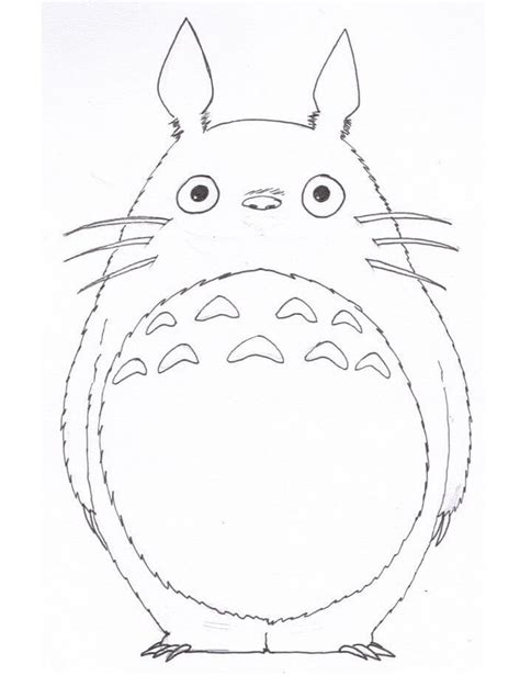 √ Totoro Coloring Pages - Totoro Coloring Pages Tv Film Totoro 5 ...