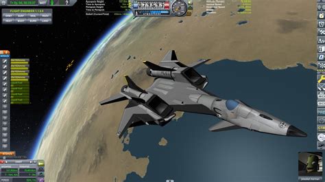 Having a little fun: XF-Eleventy Kerbalyrie // KSP1 + BD Armory + B9 ...