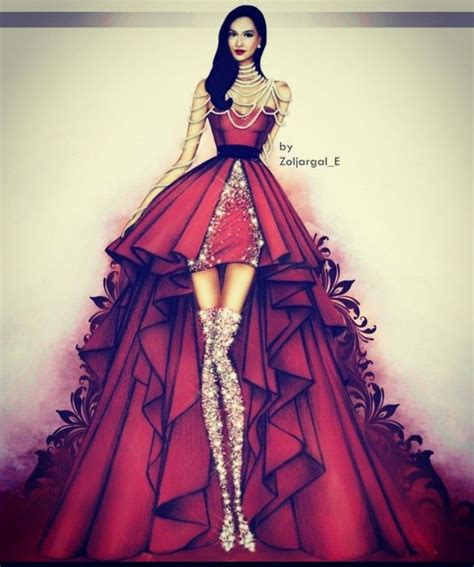 Fashion Design Sketches Background