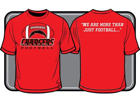 Chargers Football Team T-Shirt Design | T-Shirt Designs | Pinterest ...