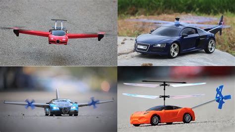 4 Amazing DIY Toys - 4 Amazing RC TOYs Ideas - Airplane Car - Drone Car ...