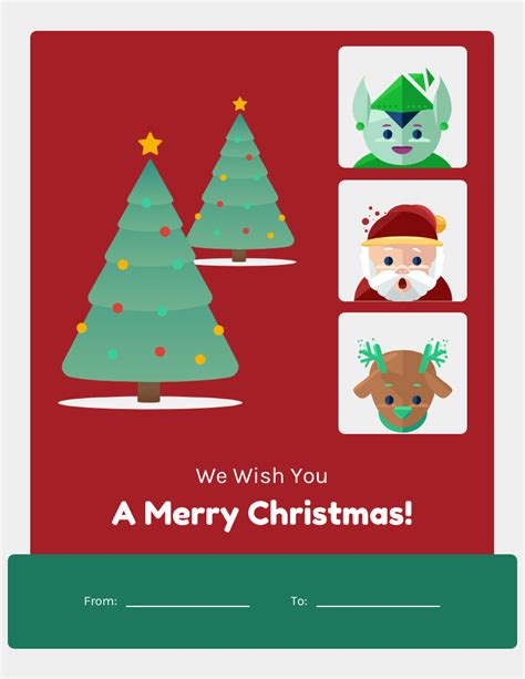 Printable Christmas Cards - Venngage