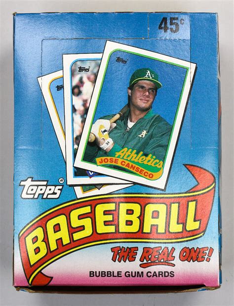 Vintage 1989 Topps Baseball Cards one wax pack Bonds Canseco | Etsy