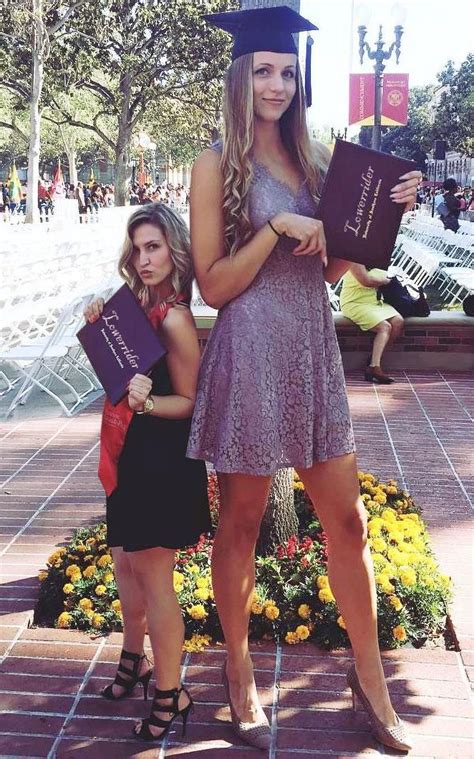 Tall woman and short woman at graduation | Tall women, Tall girl, Tall ...