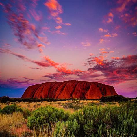 Uluru Sunset Uluru Sunset Viewing Area - Kata Tjuta National Park @mick ...