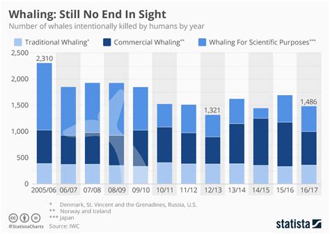 Chart: Global Whaling Persists Despite Moratorium | Statista