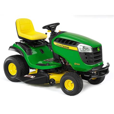 John Deere D130 22-HP V-Twin Hydrostatic 42-in Riding Lawn Mower with ...