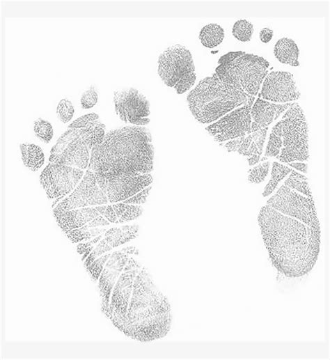 Black Baby Footprint