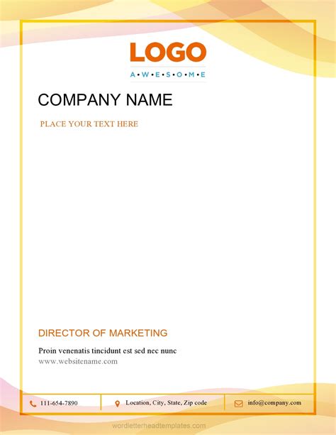 How Do I Create A Letterhead Template In Word - Printable Online