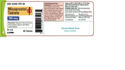 Misoprostol - FDA prescribing information, side effects and uses