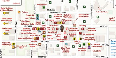 New Map of Historic Downtown Sanford in Fall 2019 Issue of Visitors ...