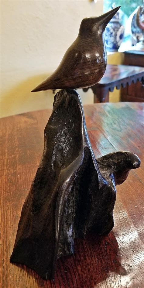 Irish Bog Oak Bird Sculpture at 1stDibs | bog oak sculpture for sale ...