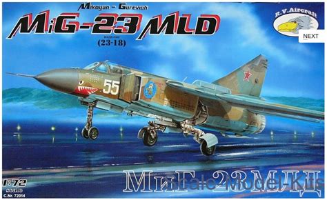 R.V. Aircraft - Mikoyan MiG-23MLD (type 23-18) - plastic scale model ...