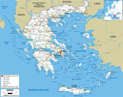 Map Of Greece Islands - United States Map