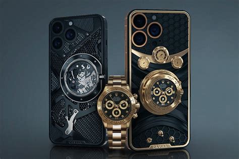 Caviar's iPhone 14 Pro Max houses a Rolex Cosmograph Daytona