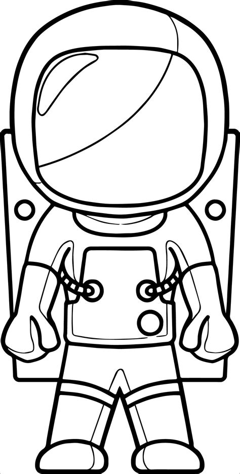 Astronaut Coloring Pages - ColoringBay