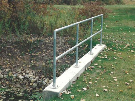 Commercial Pipe Handrail by Elyria Fence