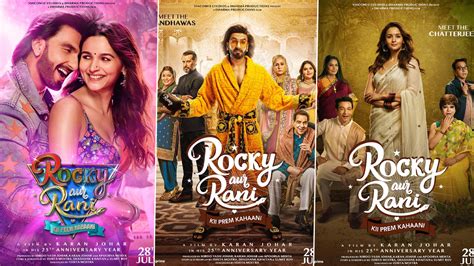 Agency News | New Posters From Ranveer Singh–Alia Bhatt’s Rocky Aur ...