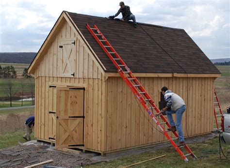 10 x 12 cabin shed | Board and Batten Raised Roof Sheds & Garages ...