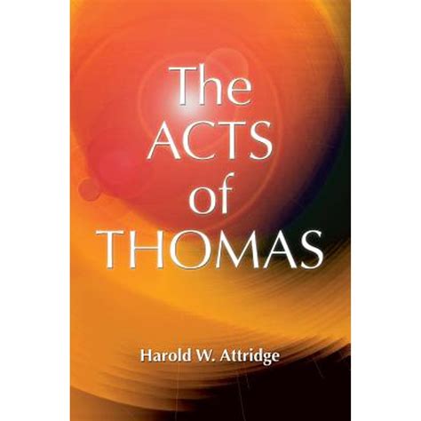 Early Christian Apocrypha: Acts of Thomas (Paperback) - Walmart.com