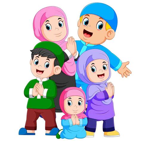 Gambar Keluarga Kartun Muslimah at My