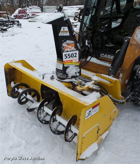 Erskine 1812 skid steer snow blower in Rochester, MN | Item DF9630 sold ...