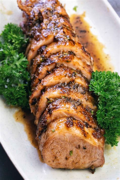 Roasted Pork Tenderloin Recipe via @healthykitchen101 (With images ...