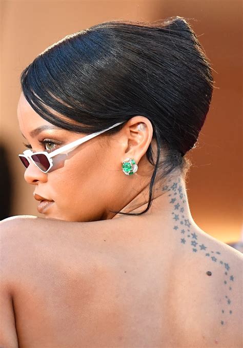 Rihanna's Constellation Tattoo | What Do Rihanna's Tattoos Mean? Here's ...