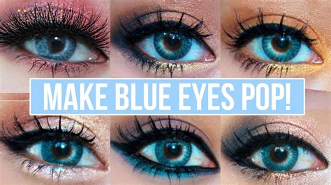 5 Makeup Looks That Make Blue Eyes Pop! | Blue Eyes Makeup Tutorial ...