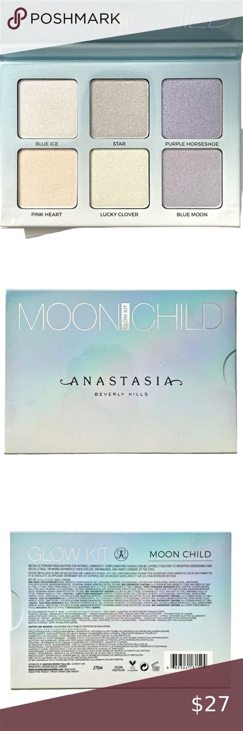 ANASTASIA BEVERLY HILLS MOONCHILD GLOW KIT Holographic Highlighter ...