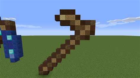 Minecraft Wooden Hoe by DiamondLooter on DeviantArt