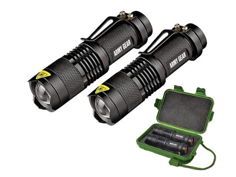 Army Gear Tactical Flashlights (4 Pack)