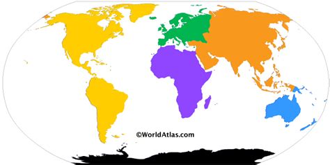 Map Of The Seven Continents - Atlanta Georgia Map