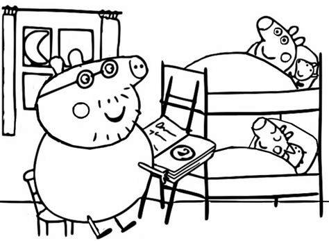 Peppa Pig Coloring Pages For Kids Printable