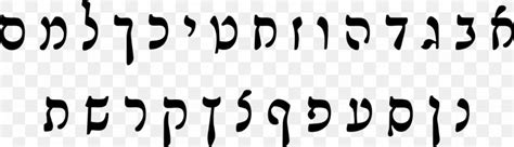 Rashi Script Hebrew Alphabet Bible Rabbi, PNG, 1280x369px, Rashi Script ...