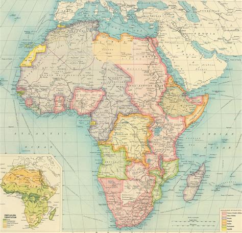 Political division of Africa during the interwar period (With images ...