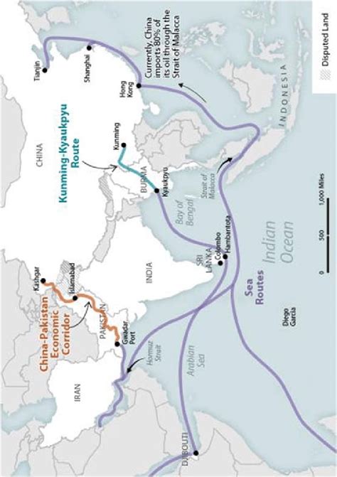 Indo-Pacific Energy and Trade Routes. Source: South China Morning Post ...