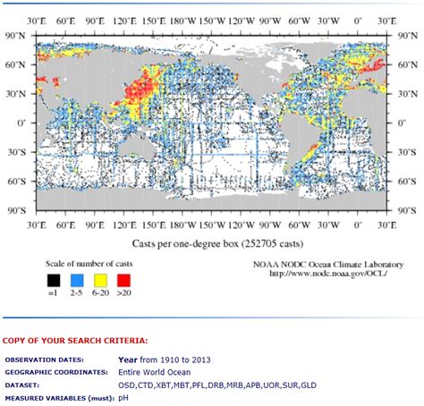 Ocean pH and NASA's Seawater O-18 Map - MW&A