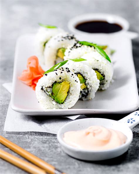 Easy Avocado Sushi Roll - Thank You Berry Much