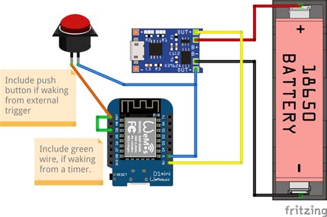 Quick and dirty Lithium battery-powered Wemos D1 Mini – Hal9k