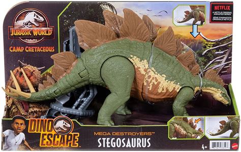 Jurassic World Mega Destroyer Stegosaurus Action Figure Mattel - ToyWiz