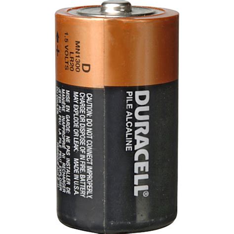 Duracell D 1.5V Alkaline Coppertop Battery (2 Pack) MN1300B2 B&H