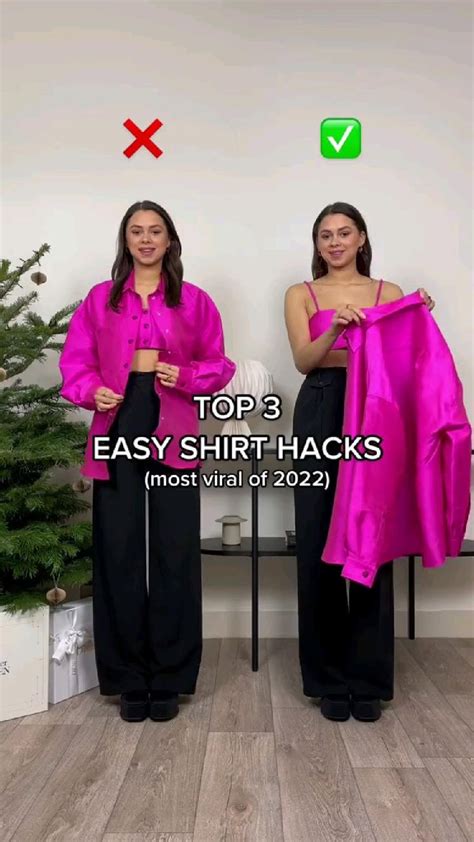 easy shirt hacks | Fashion tips, Shirt hacks, Casual outfits