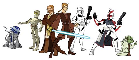 Clone Wars Characters - Star Wars Clone Wars Micro Series (2003) Photo ...