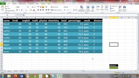 how make marksheet and comany salary grade in ms excel #smmccgonda